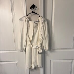 Express Cream Jumpsuit